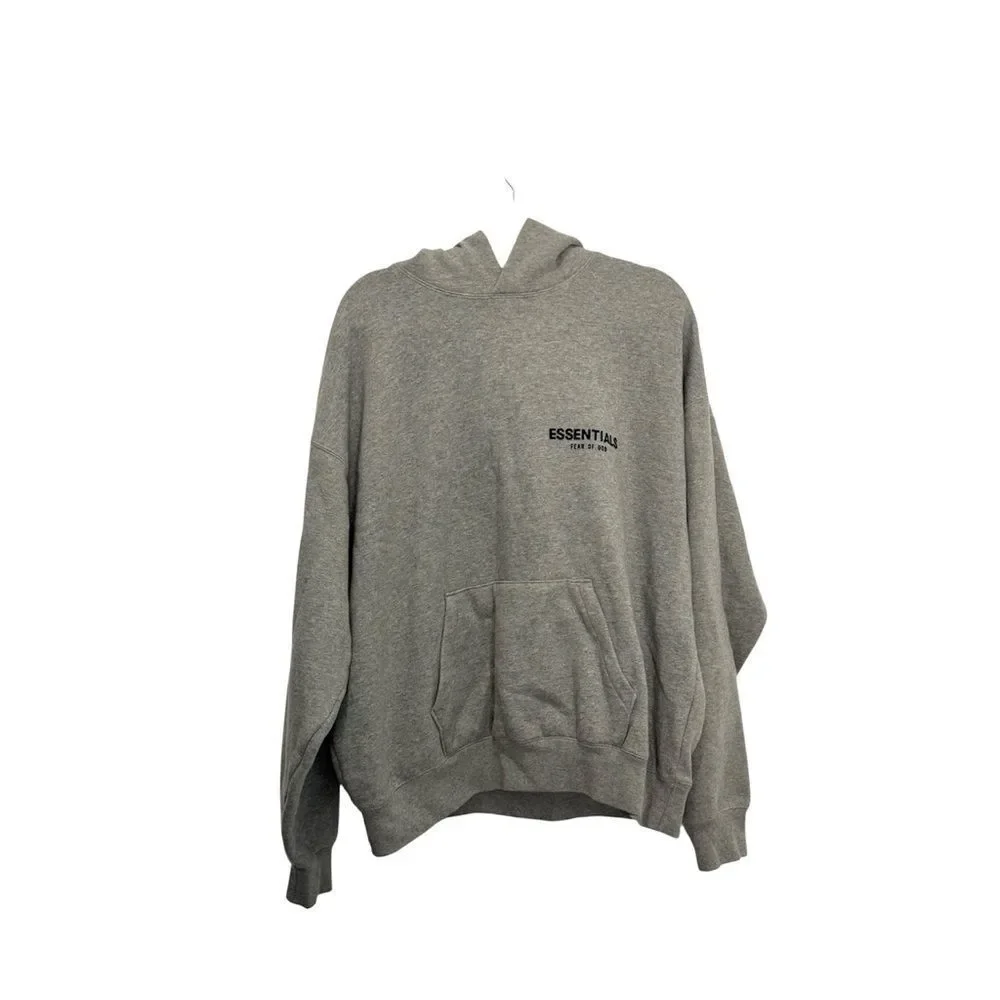 NEW Fear of God Essentials Hoodie 'Dark Oatmeal' - Picture 4 of 7